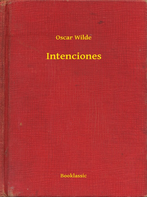 Title details for Intenciones by Oscar Wilde - Available